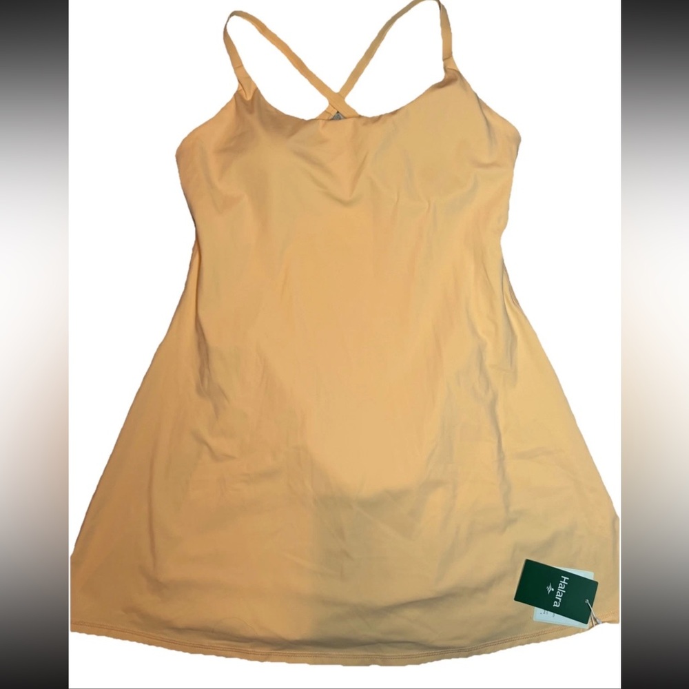HALARA Peach Spaghetti Strap Dress